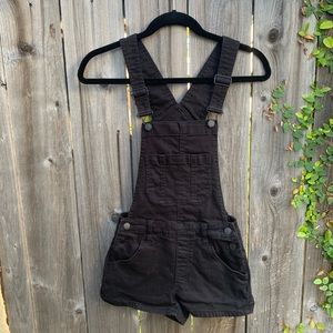 Denim Short Overalls